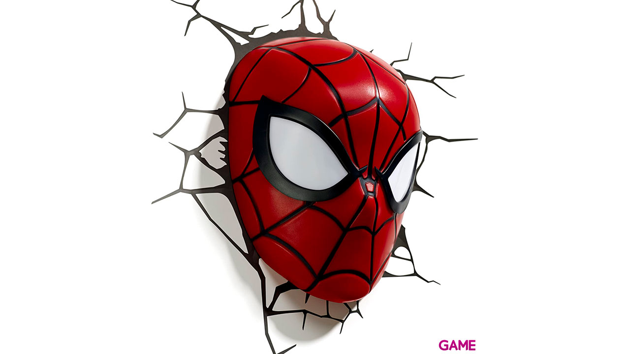 Lámpara 3D de Pared Marvel: Spider-Man-3