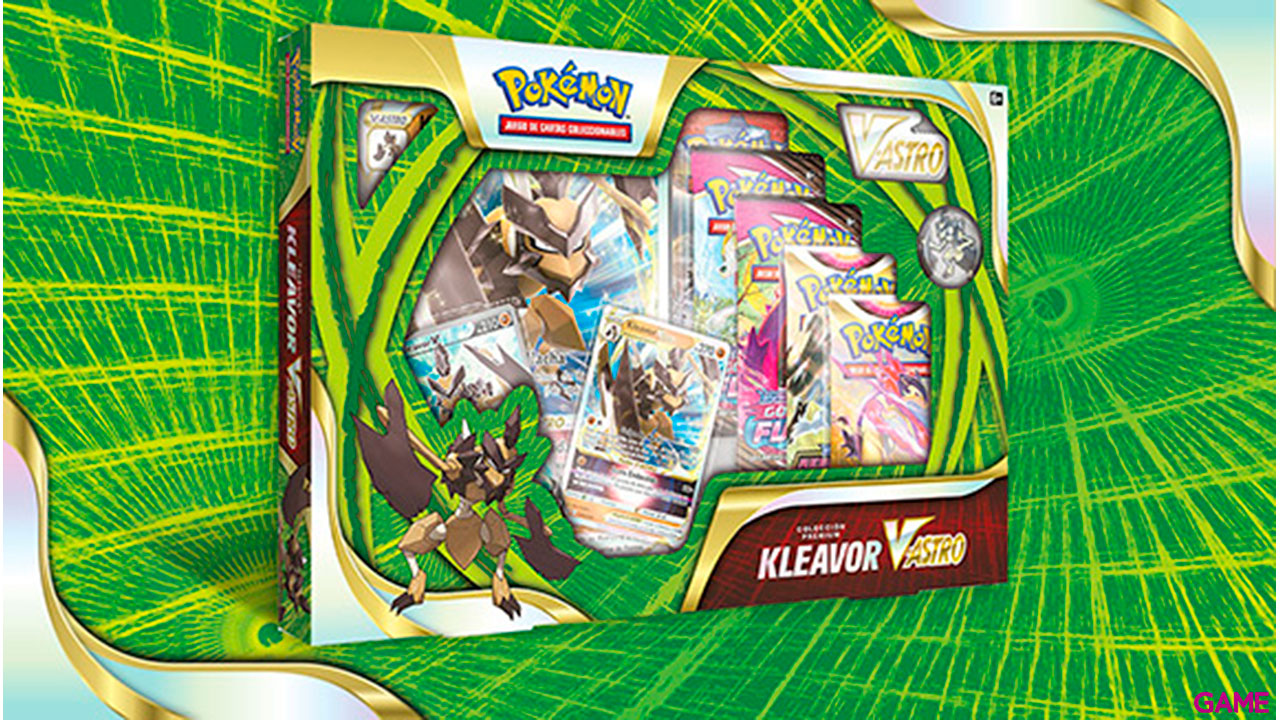 Caja Premium Collection Pokemon Kleavor V Astro-0