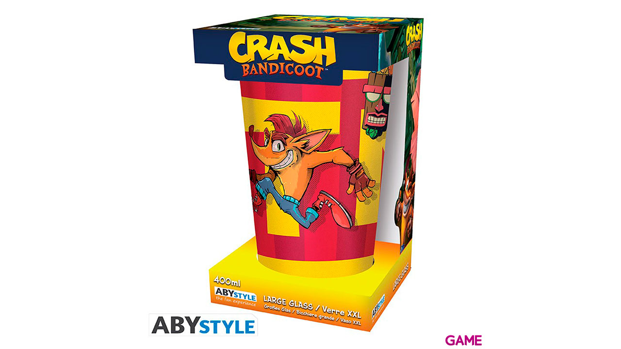 Vaso 400 ml Crash Bandicoot: TNT Crash-0