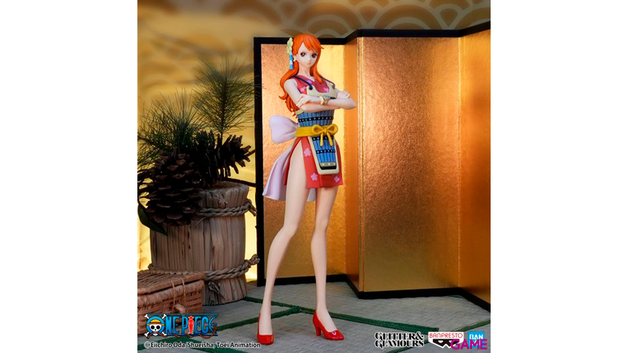 Figura Banpresto One Piece Glitter & Glamours: Nami Wanokuni Style II Ver. A-0