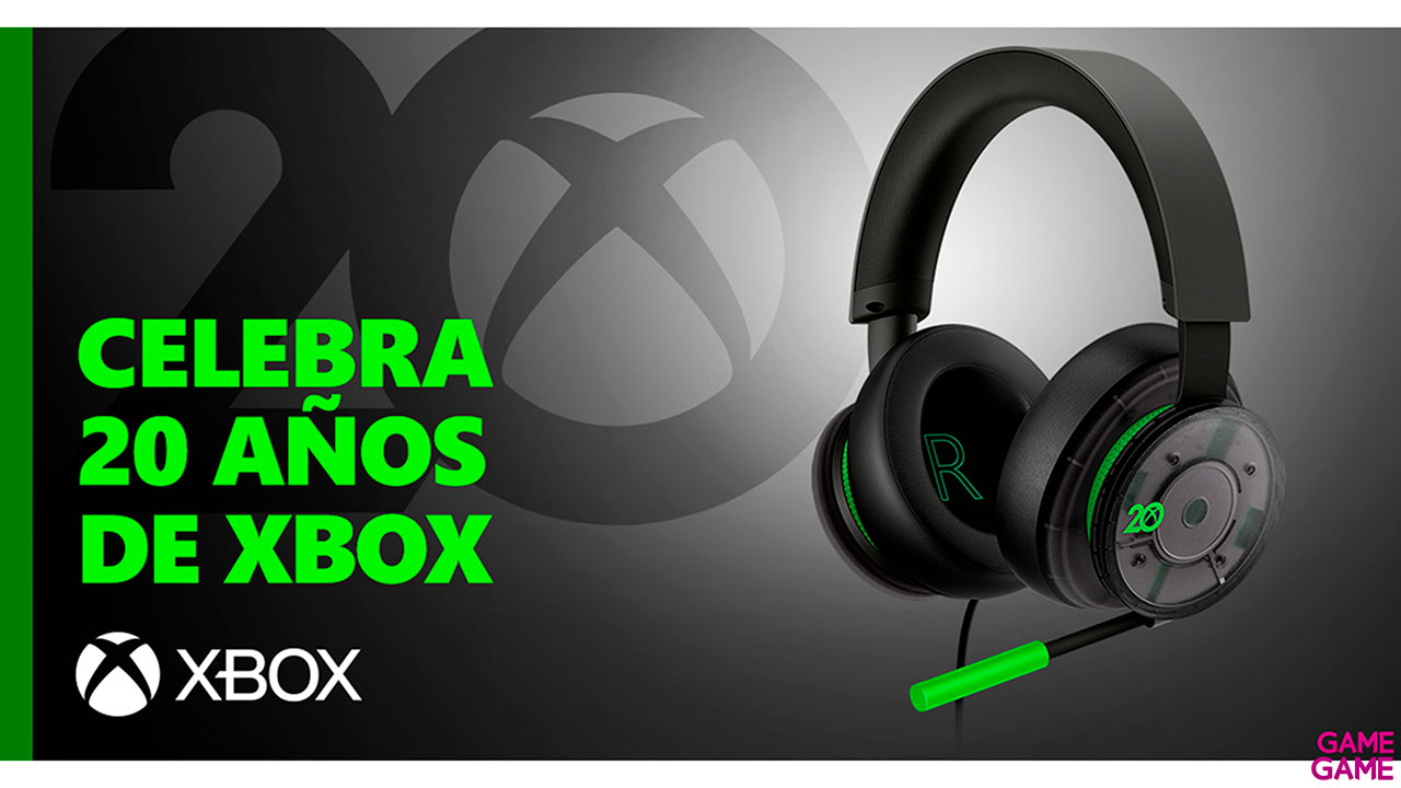 Auriculares Xbox Edicion Especial 20 Aniversario
