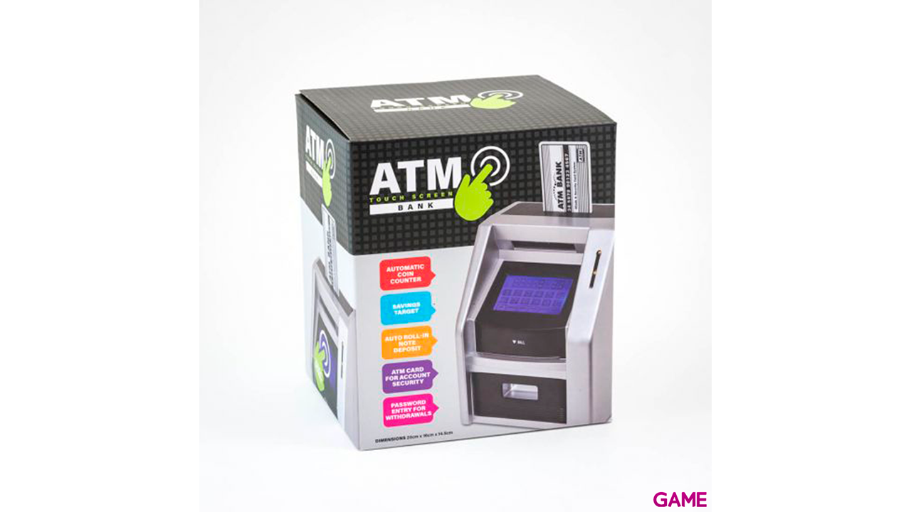 Hucha con Pantalla Táctil ATM-0
