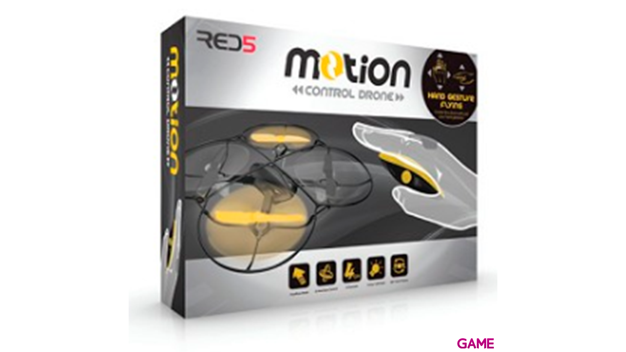 Dron Amarillo Control de Movimiento-2
