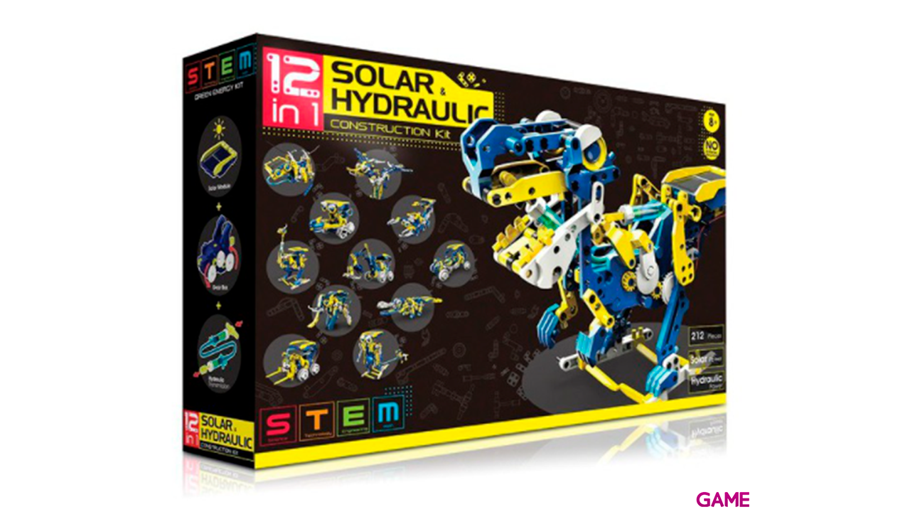 Kit de Construcción Solar Hidráulico 12 en 1-0