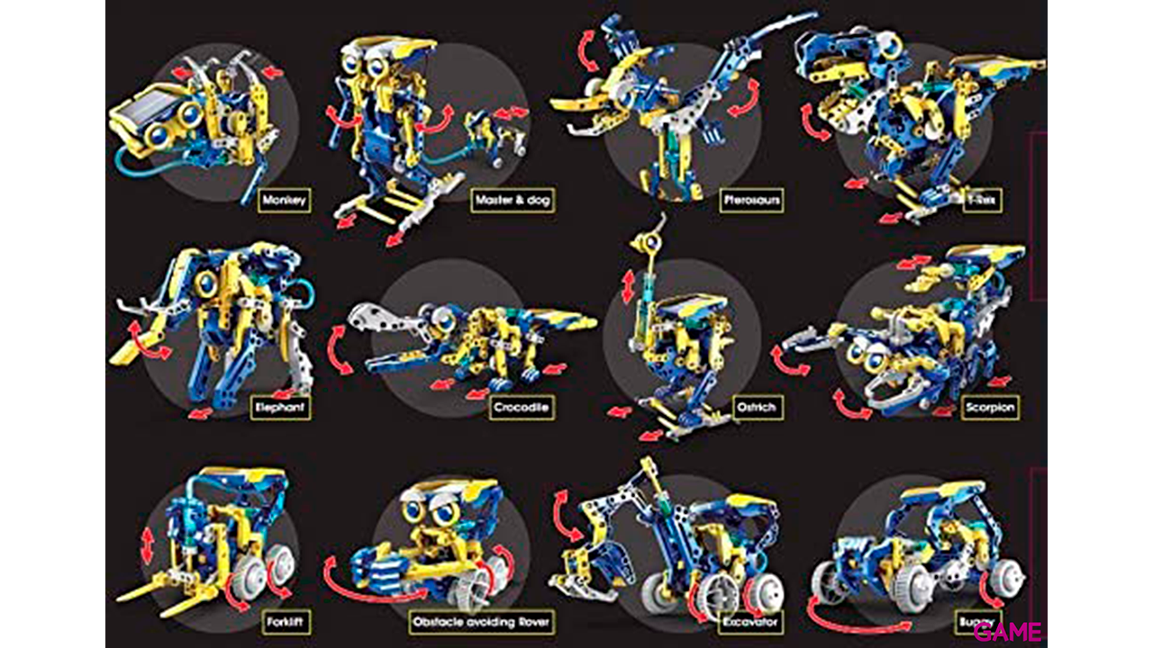 Kit de Construcción Solar Hidráulico 12 en 1-1