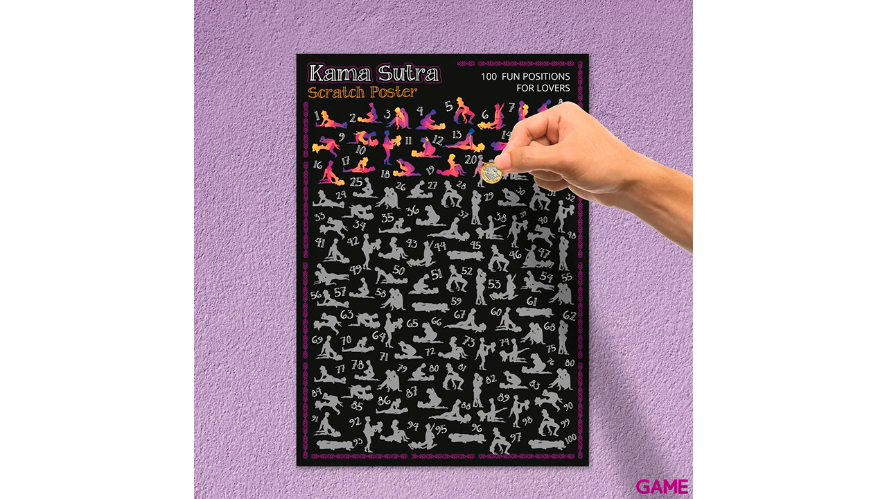 Póster Scratch Kama Sutra-0
