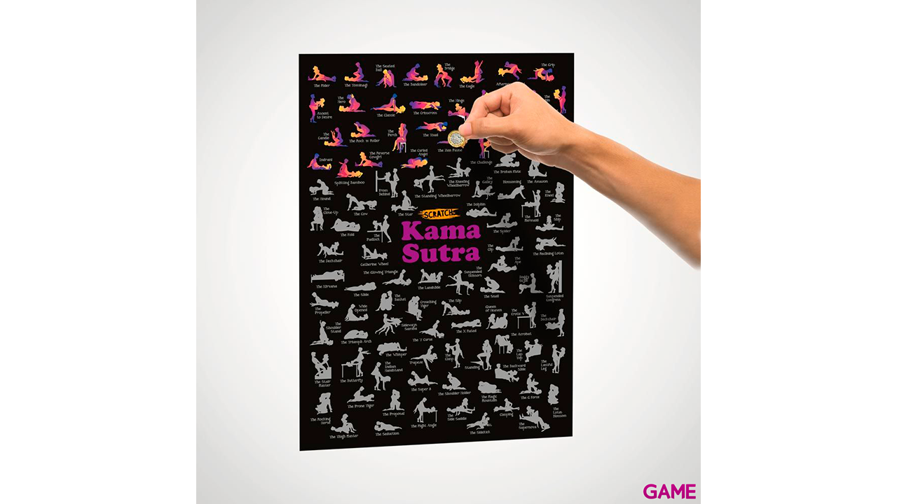 Póster Scratch Kama Sutra-1