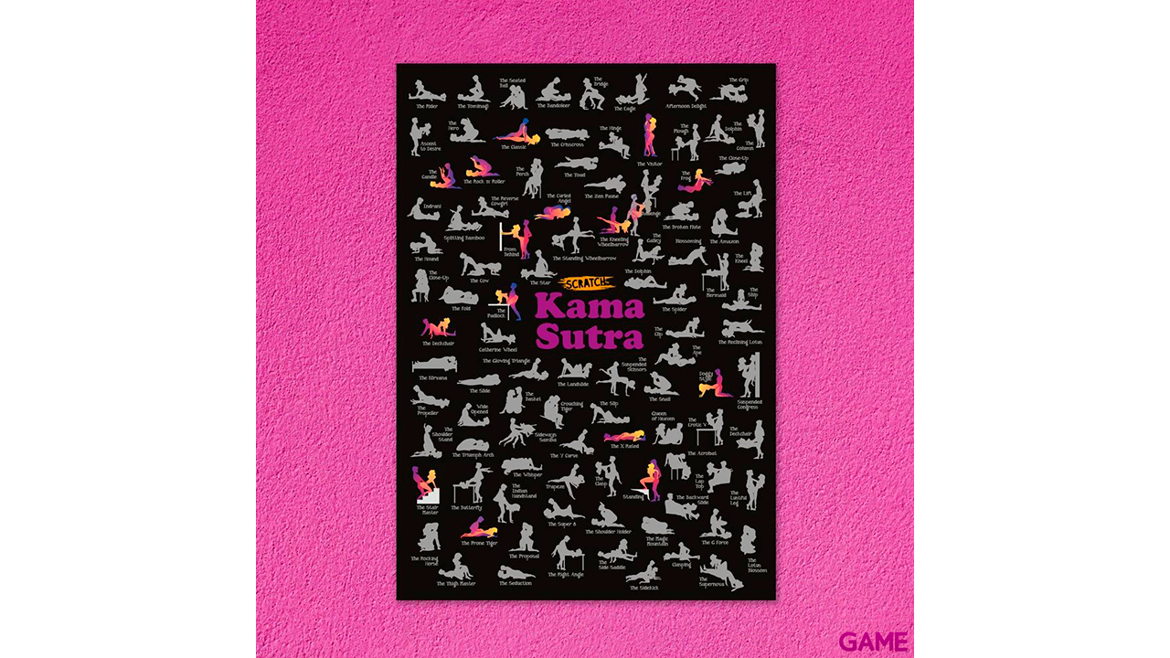 Póster Scratch Kama Sutra-3