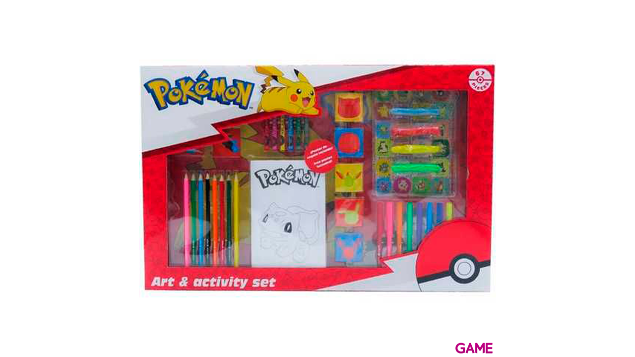 Set de Actividades Pokemon 67pzs-0