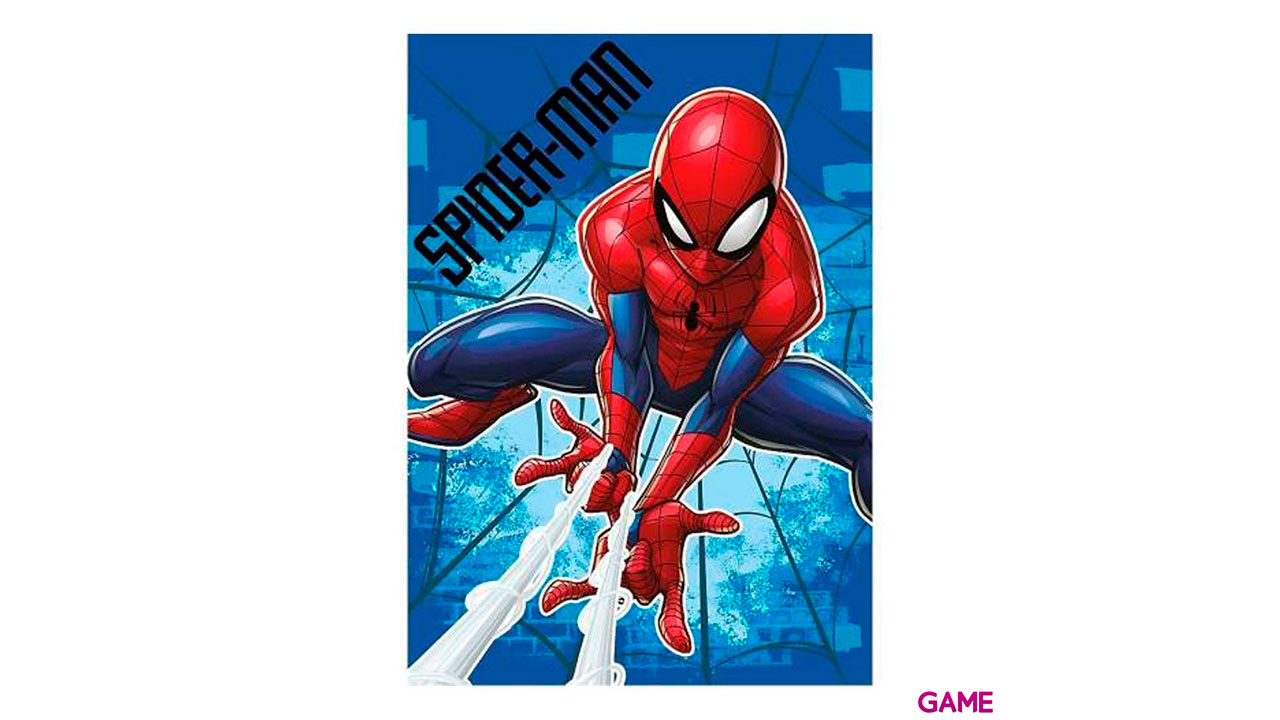 Manta Polar Marvel: Spider-Man Disparando Telarañas-0
