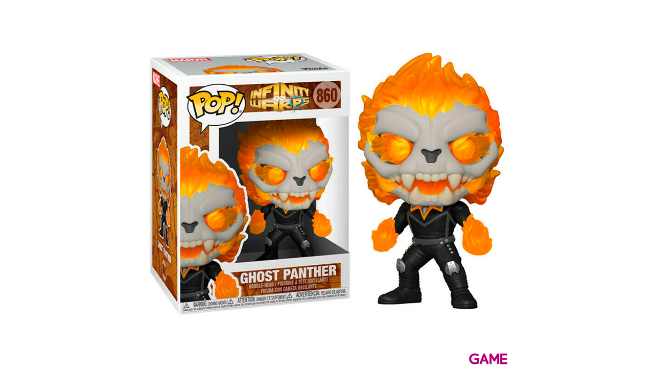 Figura POP Marvel Infinity Warps Ghost Panther-0