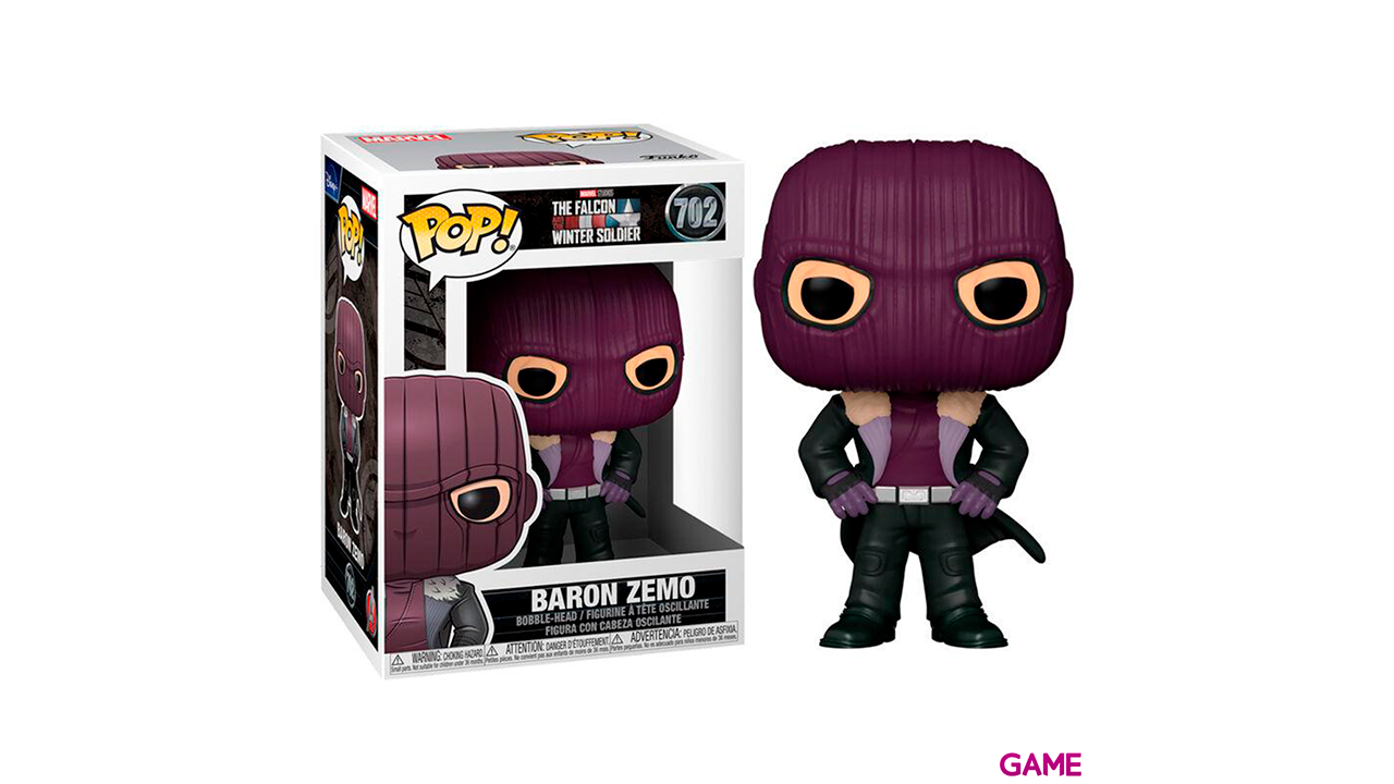 Figura POP Marvel The Falcon and the Winter Soldier Baron Zemo-0