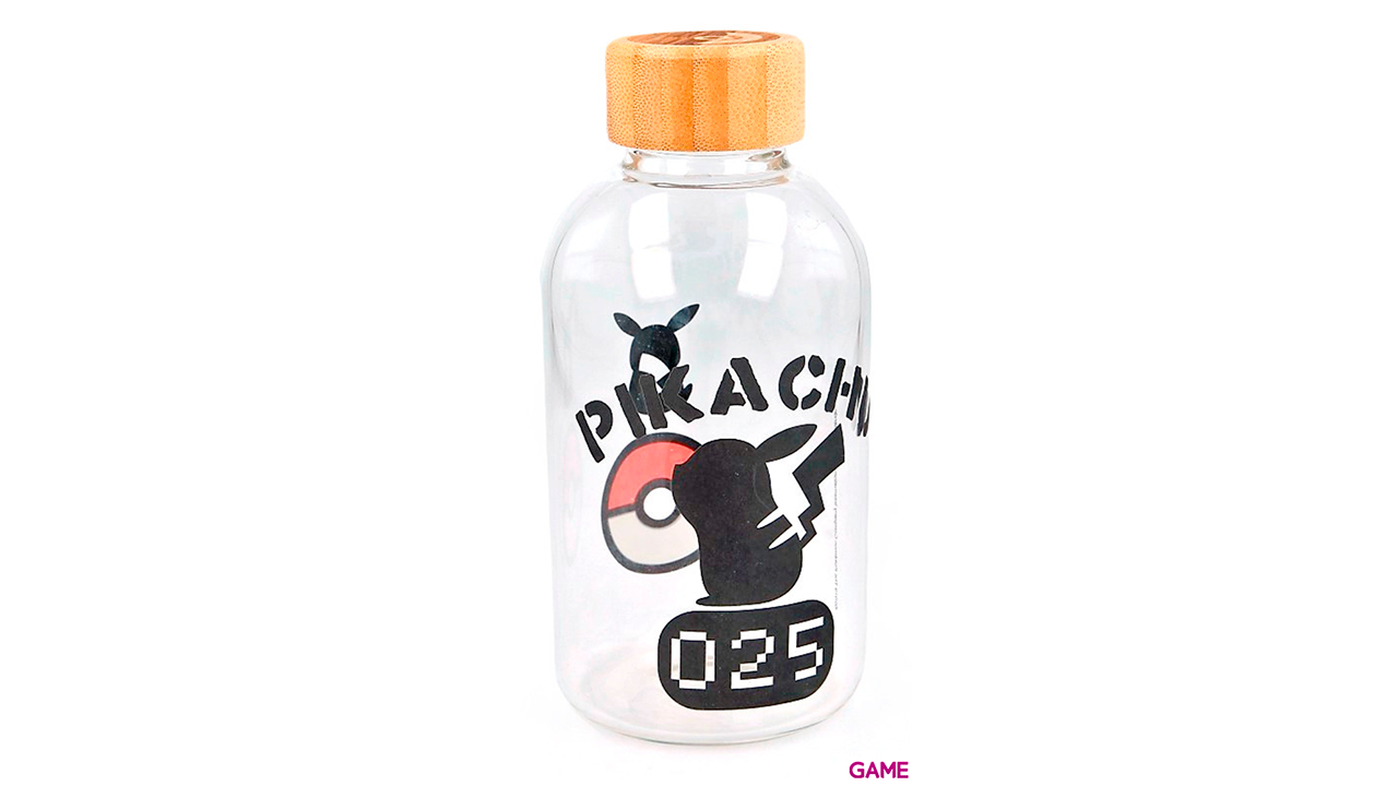 Botella de cristal Pokemon Pikachu de  620ml-1