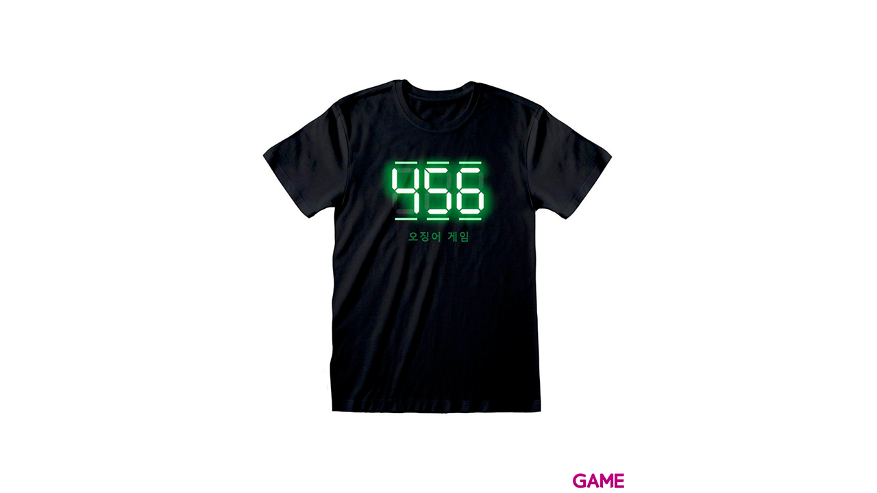 Camiseta El Juego del Calamar: 456 Talla L-0
