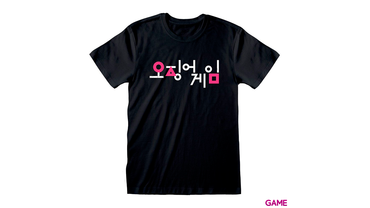 Camiseta El Juego del Calamar: Logo Koreano Talla L-0