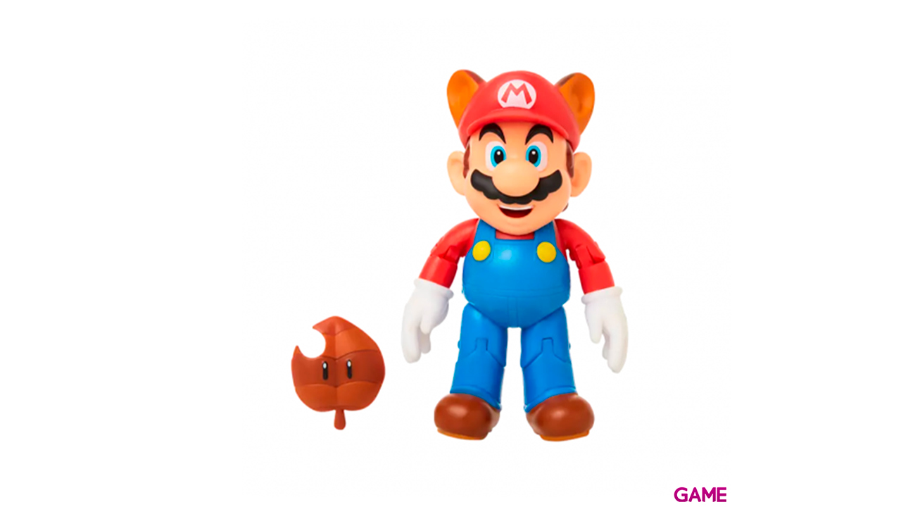 Figura Nintendo Mario Mapache & Super Hoja-1