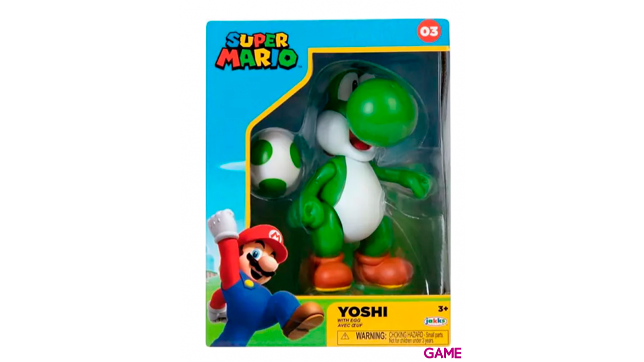 Figura Super Mario Bros: Yoshi 10cm-0