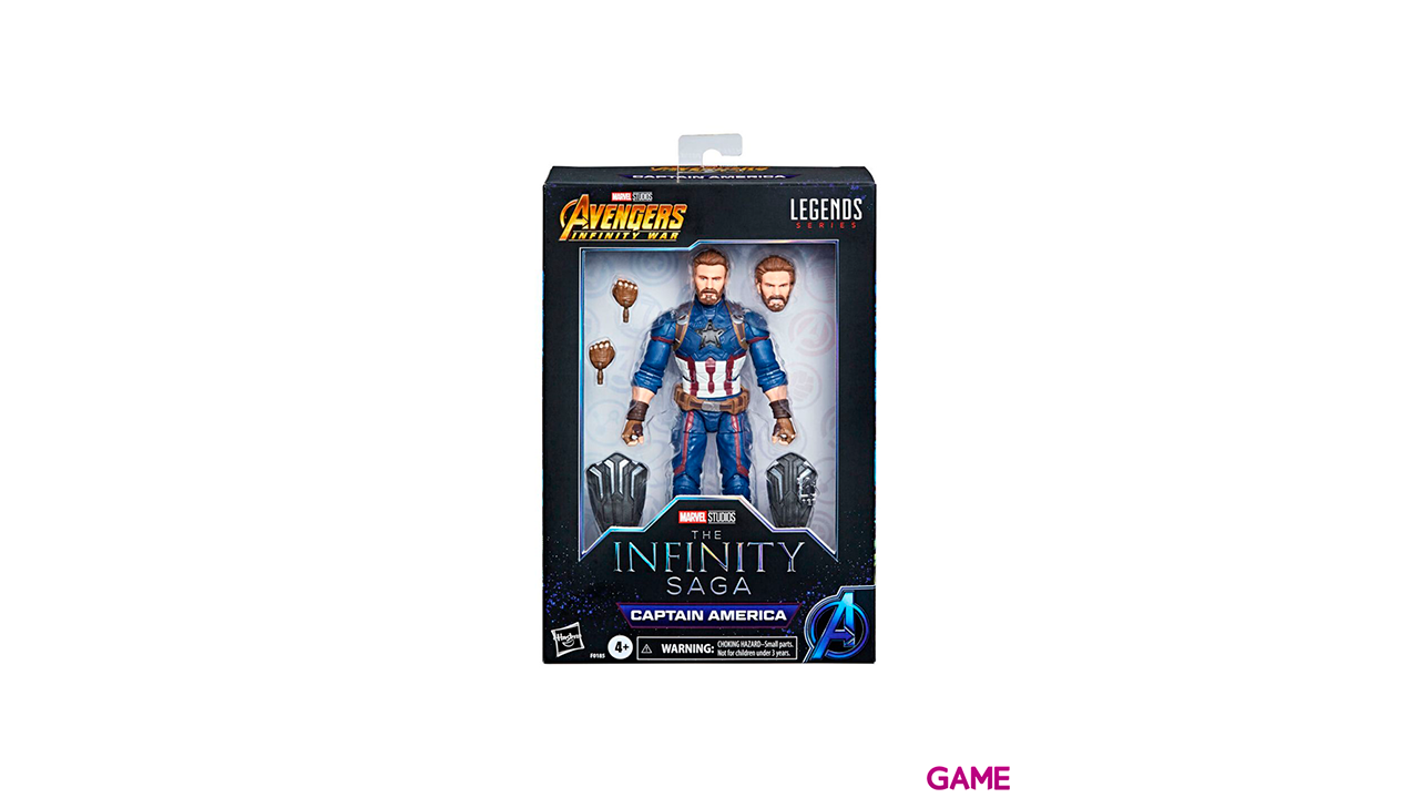 Figura Capitan America Marvel Legends 15cm-0