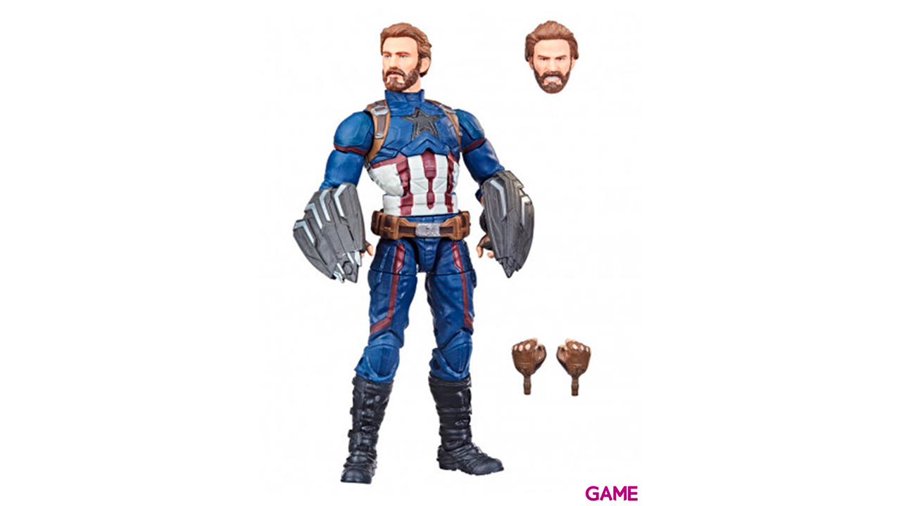 Figura Capitan America Marvel Legends 15cm-1