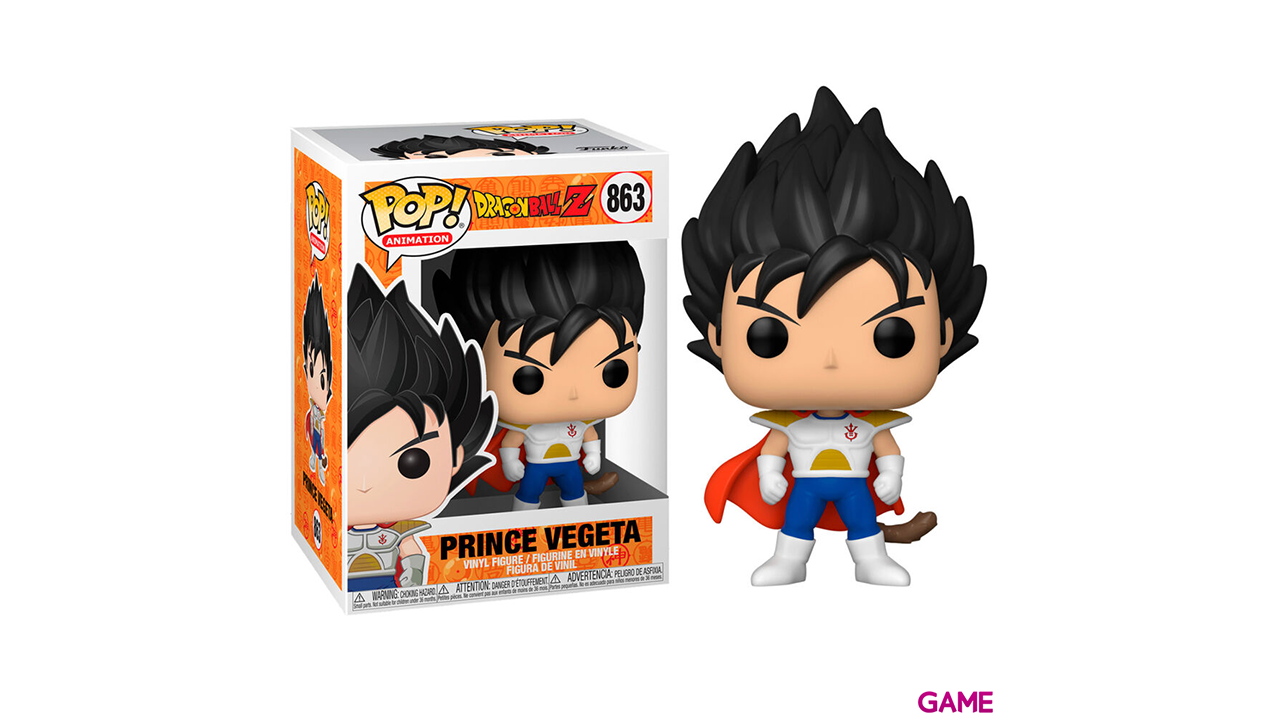 hierba Inspirar escaramuza Figura POP Dragon Ball: Príncipe Vegeta. Merchandising: GAME.es