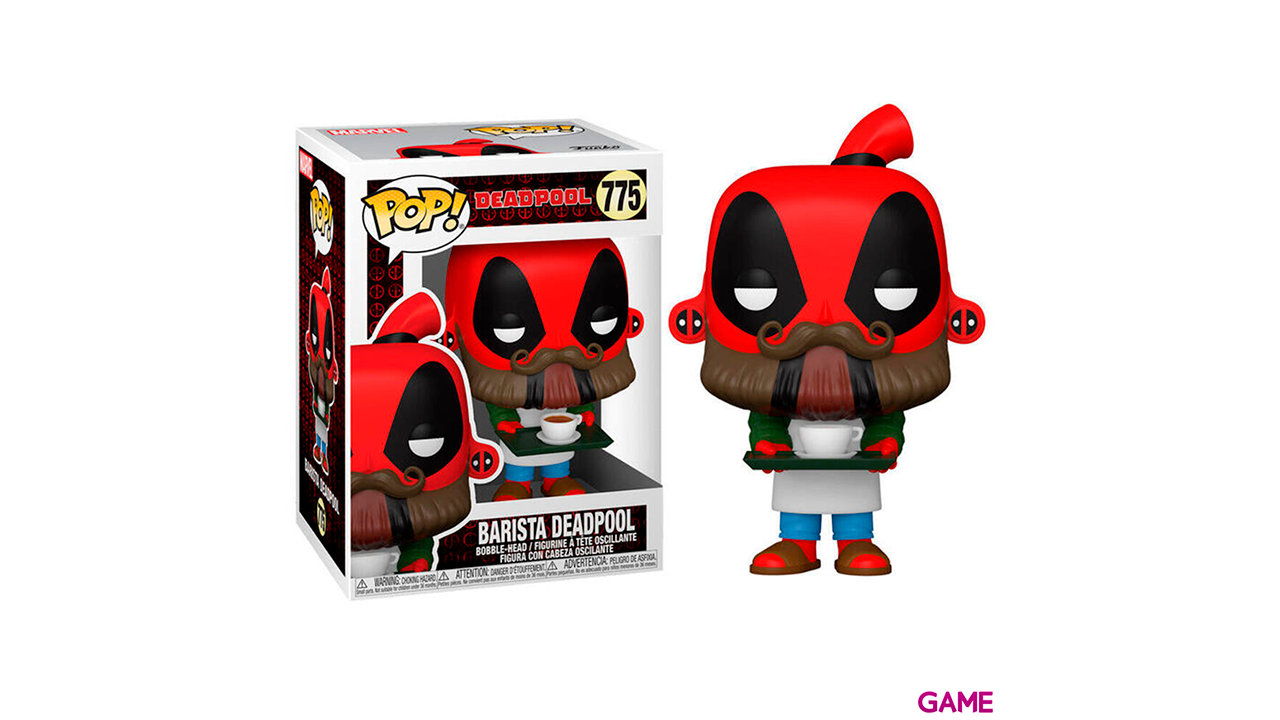 Figura POP Marvel Deadpool 30th Coffee Barista-0