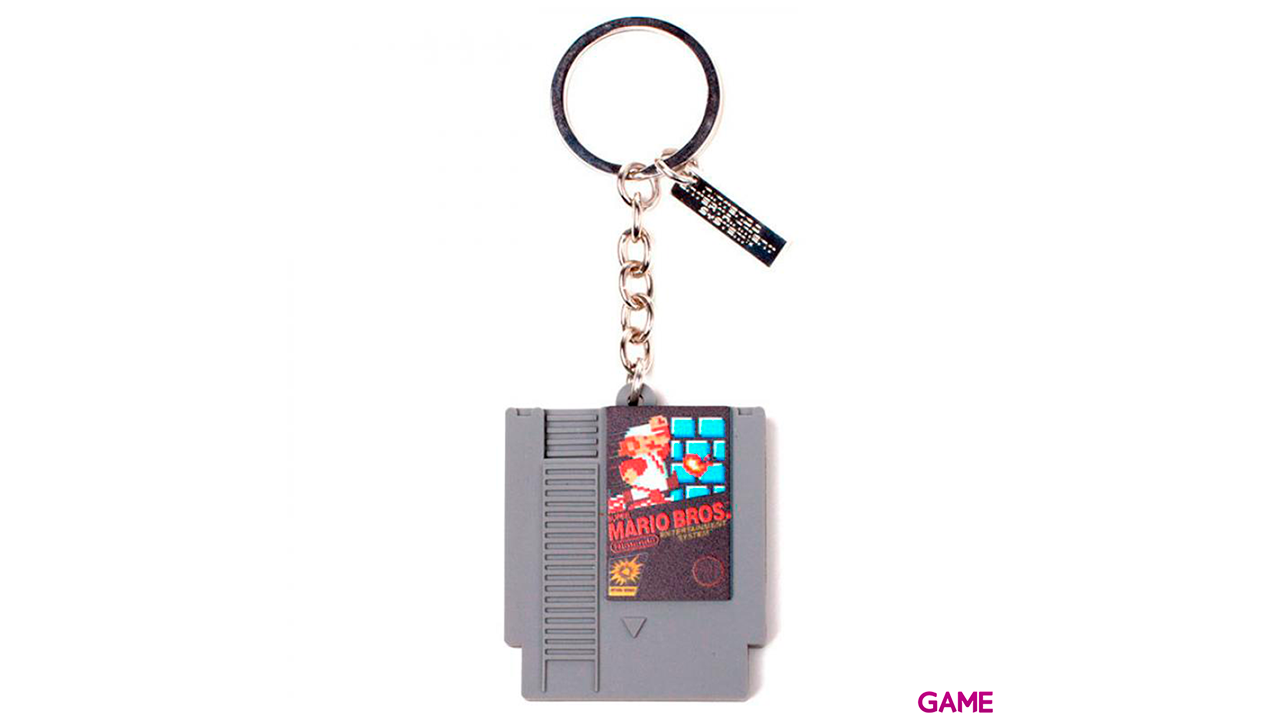 Llavero de Goma Nintendo Cartucho 3D-0