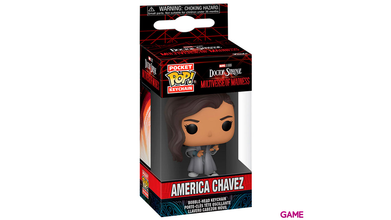 Llavero Pocket POP Doctor Strange America Chavez Multiverse Of Madness-1
