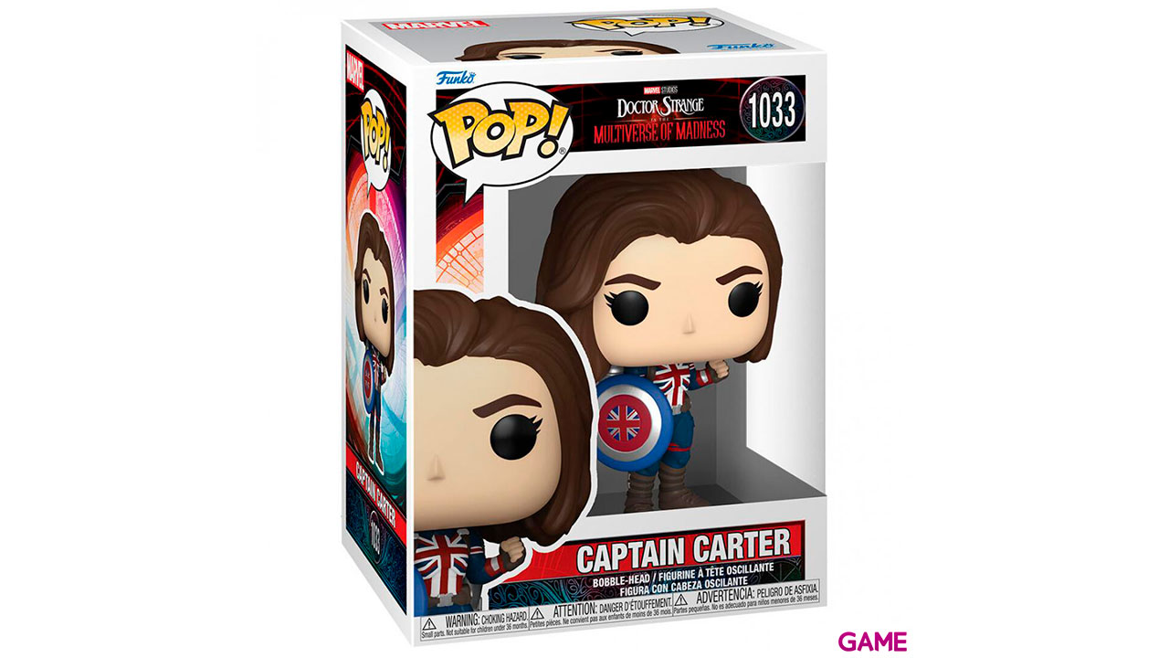 Figura POP Marvel Doctor Strange Capitana Carter-2