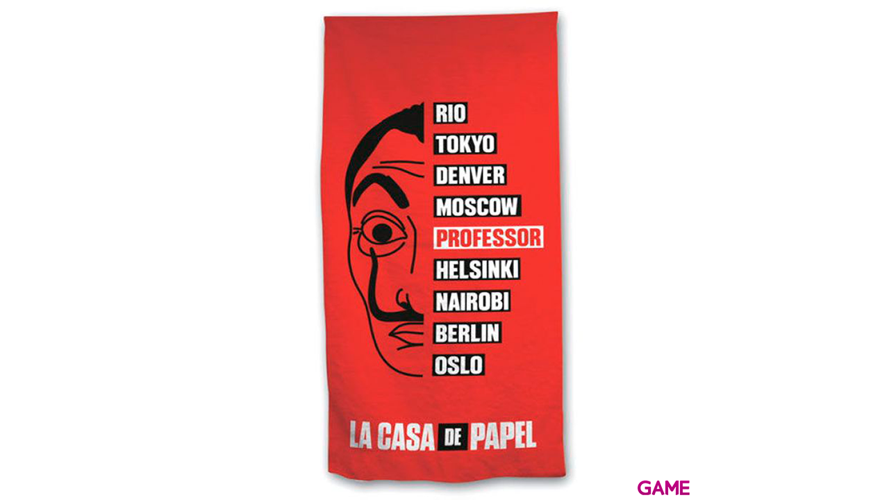 Toalla La Casa de Papel: Nombres-0