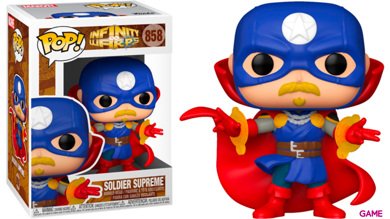 Figura POP Marvel Infinity Warps Soldier Supreme-0