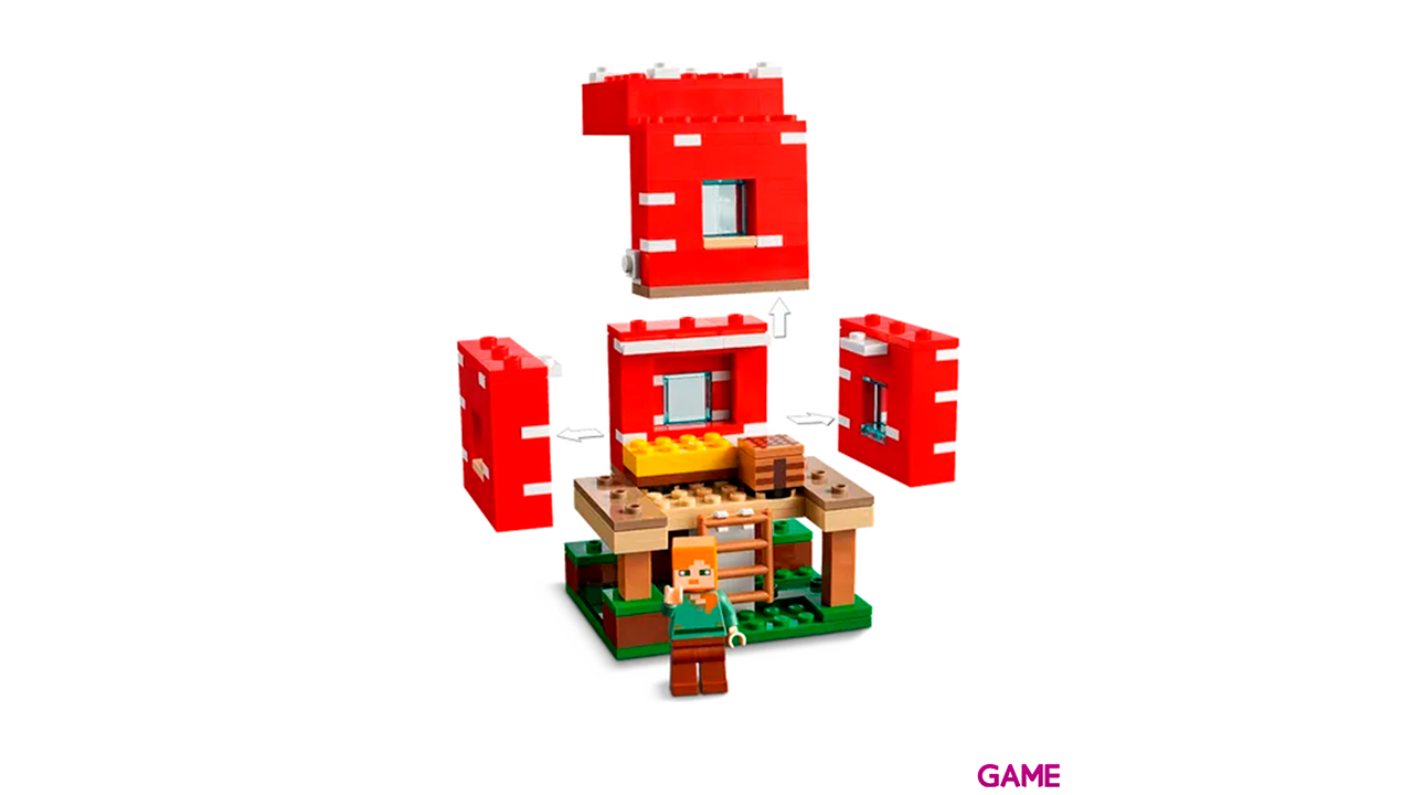 LEGO Minecraft: La Casa Champiñón 21179-3