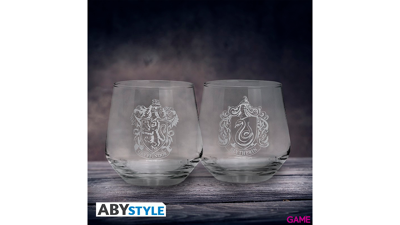 Set de 2 Vasos Harry Potter: Gryffindor y Slytherin-4