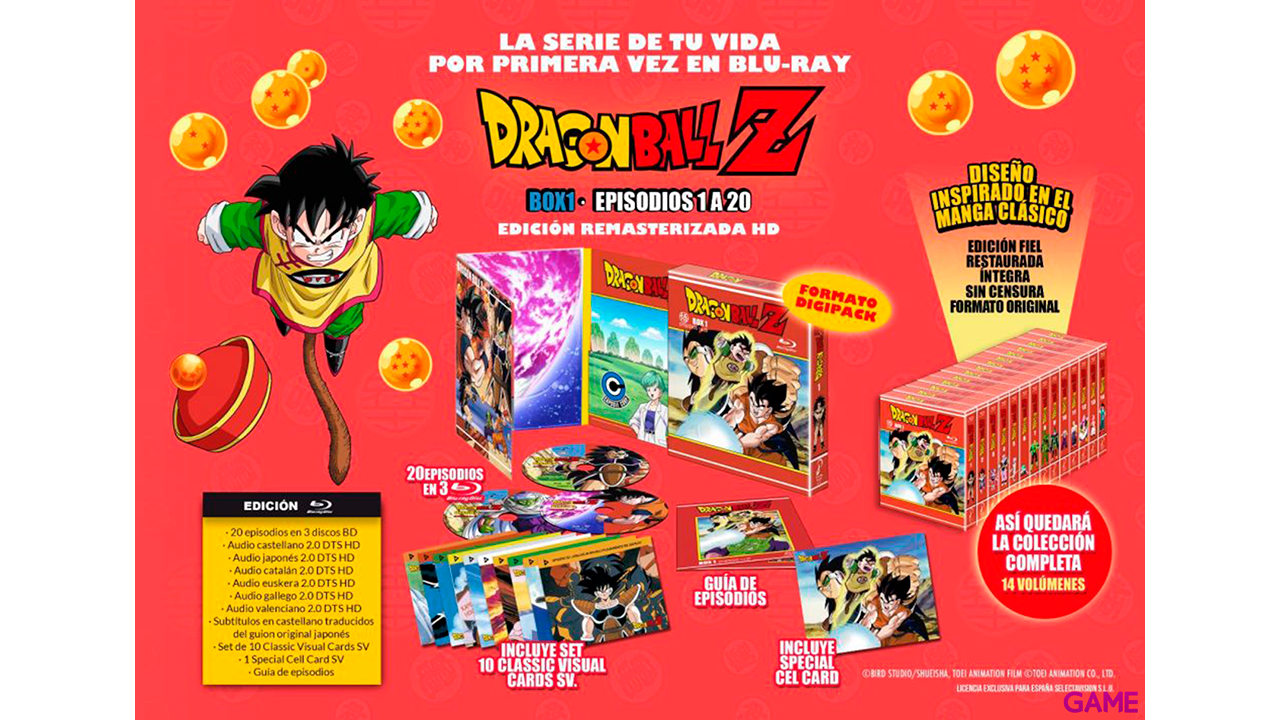 Dragon Ball Z - Bluray BOX 1 - Episodios 1 a 20-2