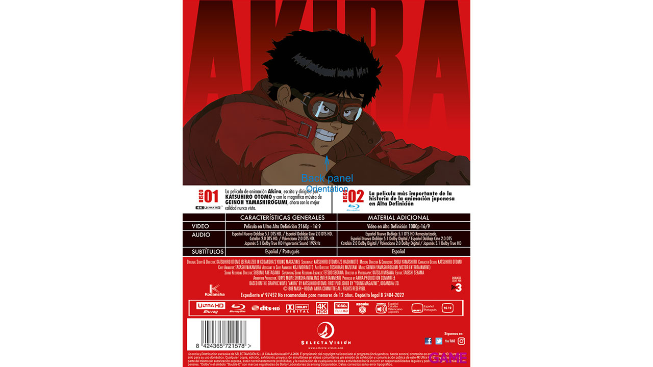 Akira 4K + BD-1