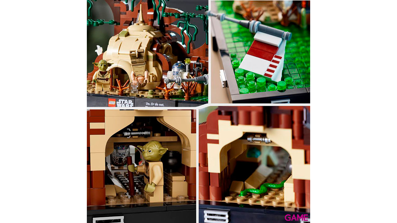 LEGO Star Wars Diorama: Entrenamiento Jedi en Dagobah 75330-4