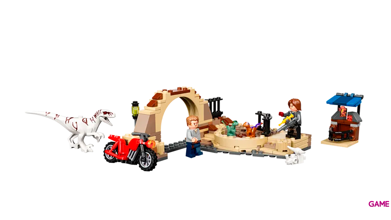 LEGO Jurassic World: Persecución en Moto del Dinosaurio Atrocirraptor 76945-0