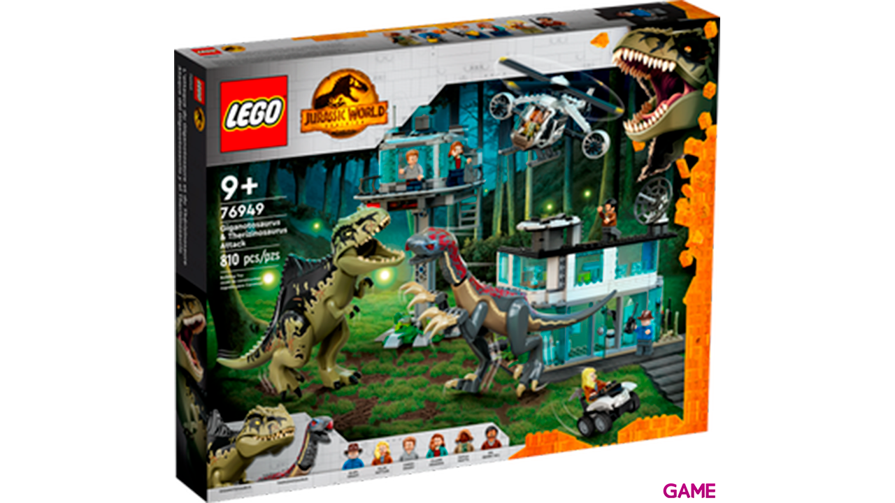 LEGO Jurassic World: Ataque del Giganotosaurio y el Therizinosaurio 76949-0