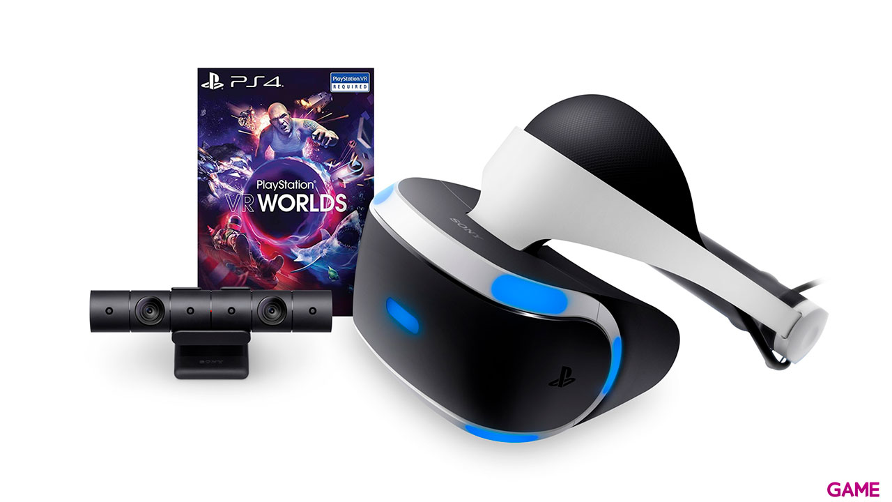 Playstation VR + Cámara 2.0 + Voucher VR Worlds MK5-0