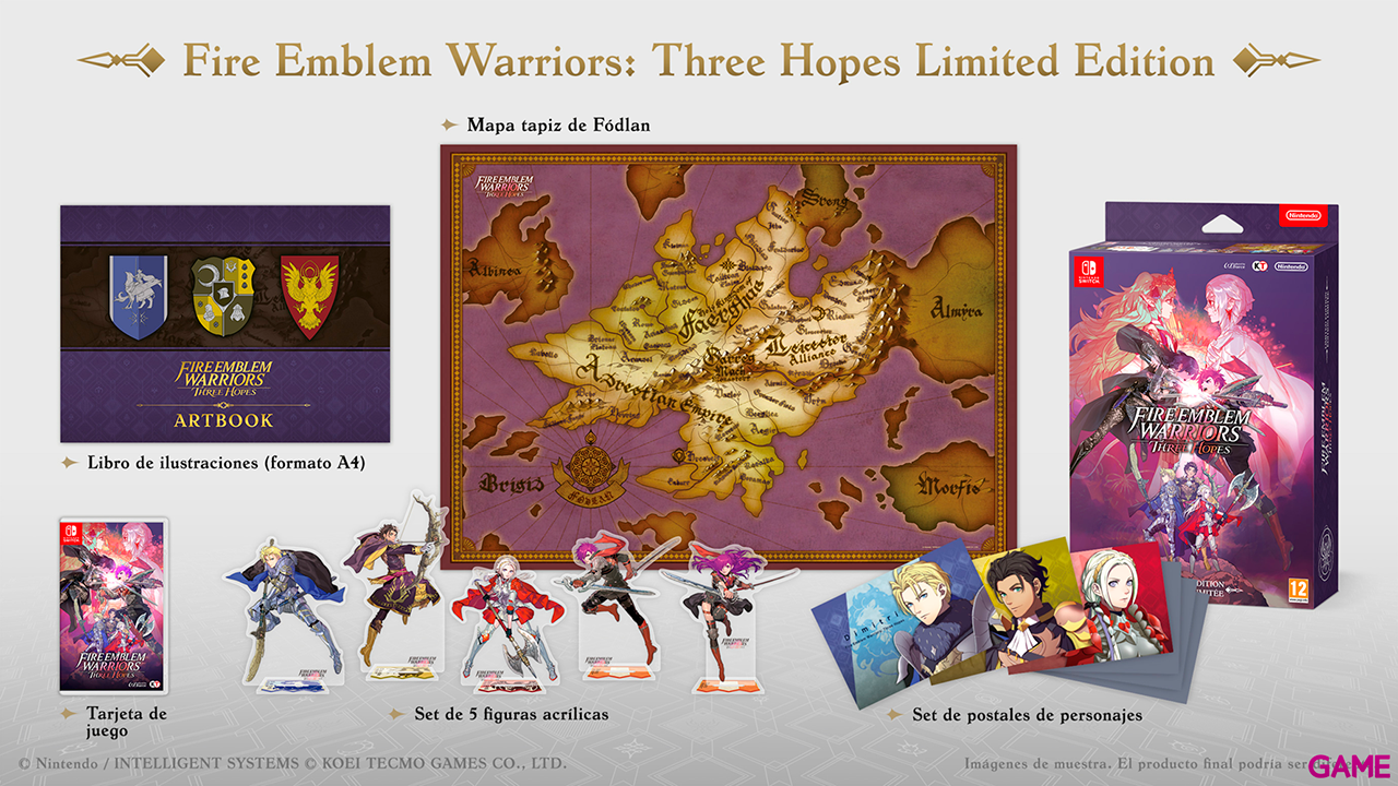 Fire Emblem Warriors Three Hopes Edición Limitada-0