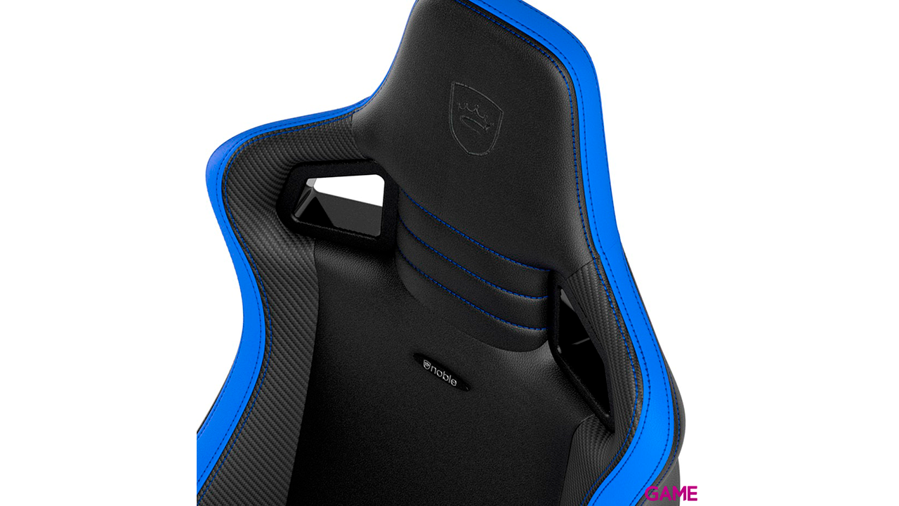 Noblechairs EPIC Compact - Preto /Carbono /Azul - Silla Gaming-6