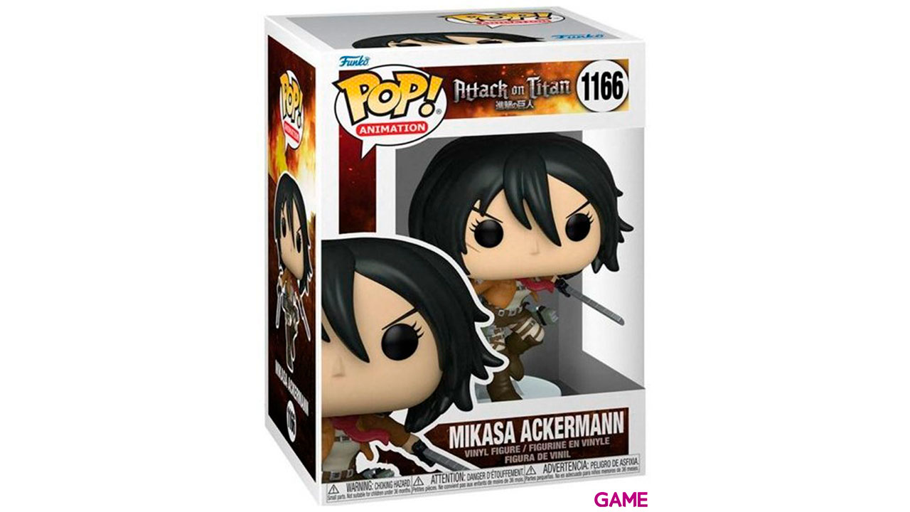 Figura Pop Ataque a los Titanes S3: Mikasa Ackerman-2