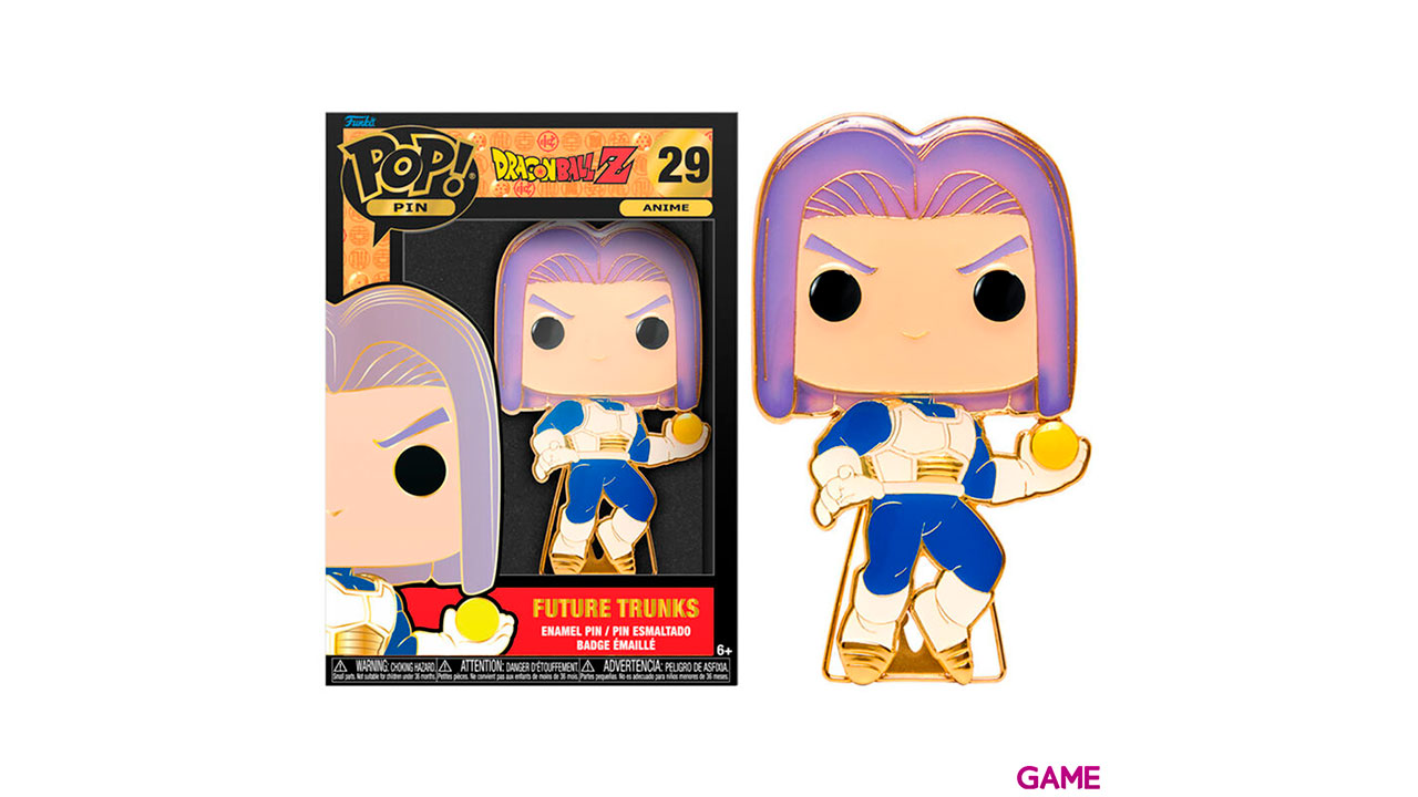 Pin Tamaño Grande Funko Dragon Ball Z: Future Trunks-0