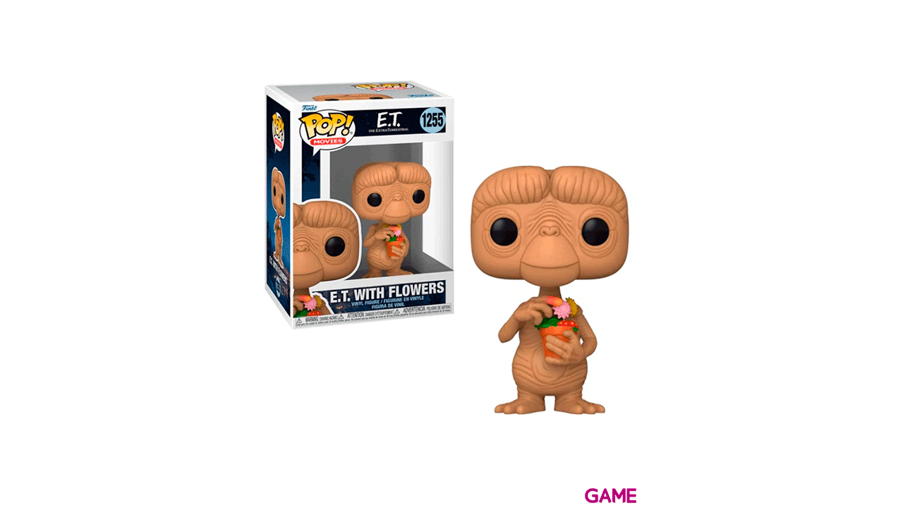 Figura Pop ET: ET with Flowers-1