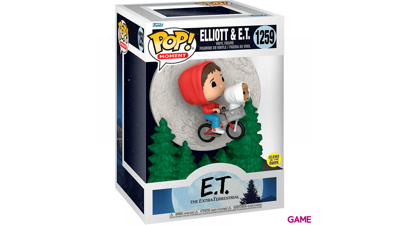Figura Pop Moment ET: Elliot y ET Volando-2