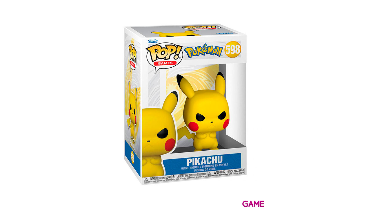 Figura Pop Pokemon: Pikachu Enfadado-2