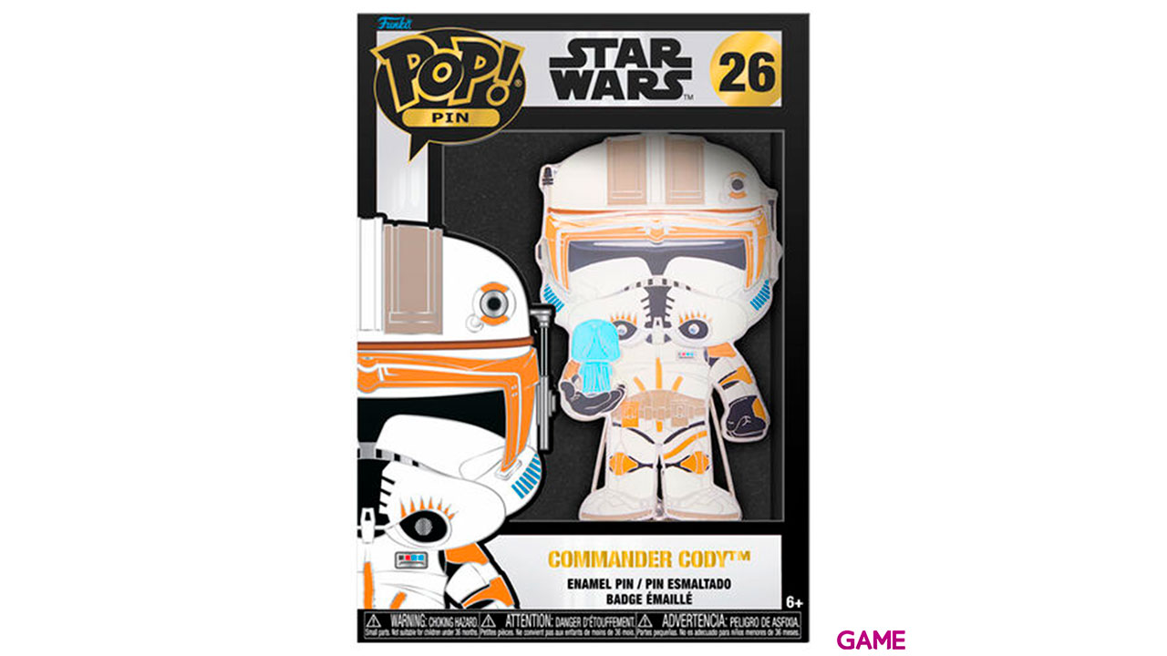 Pin Tamaño Grande Funko Star Wars: Comandante Cody-2