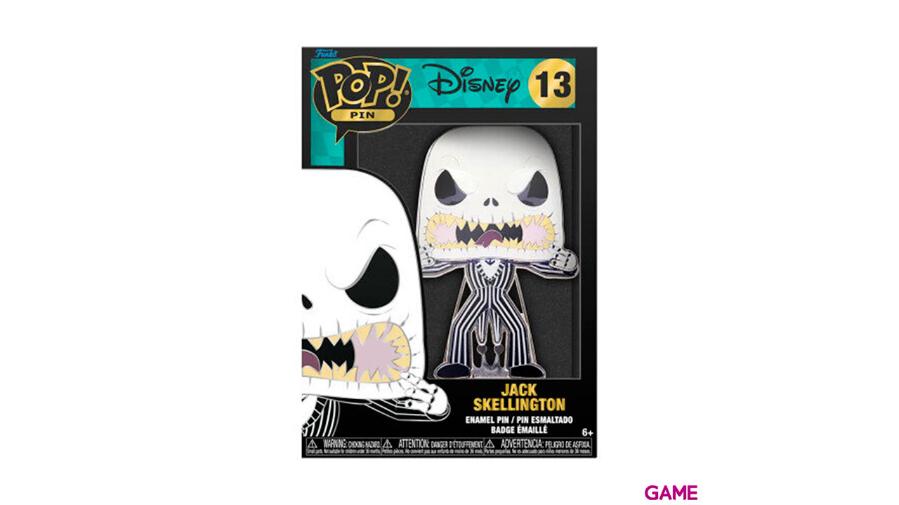 Pin Tamaño Grande Funko Disney: Jack Skellington-2
