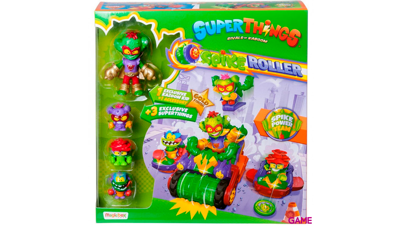 Vehículo Spiker Roller Cactus SuperThings S-1