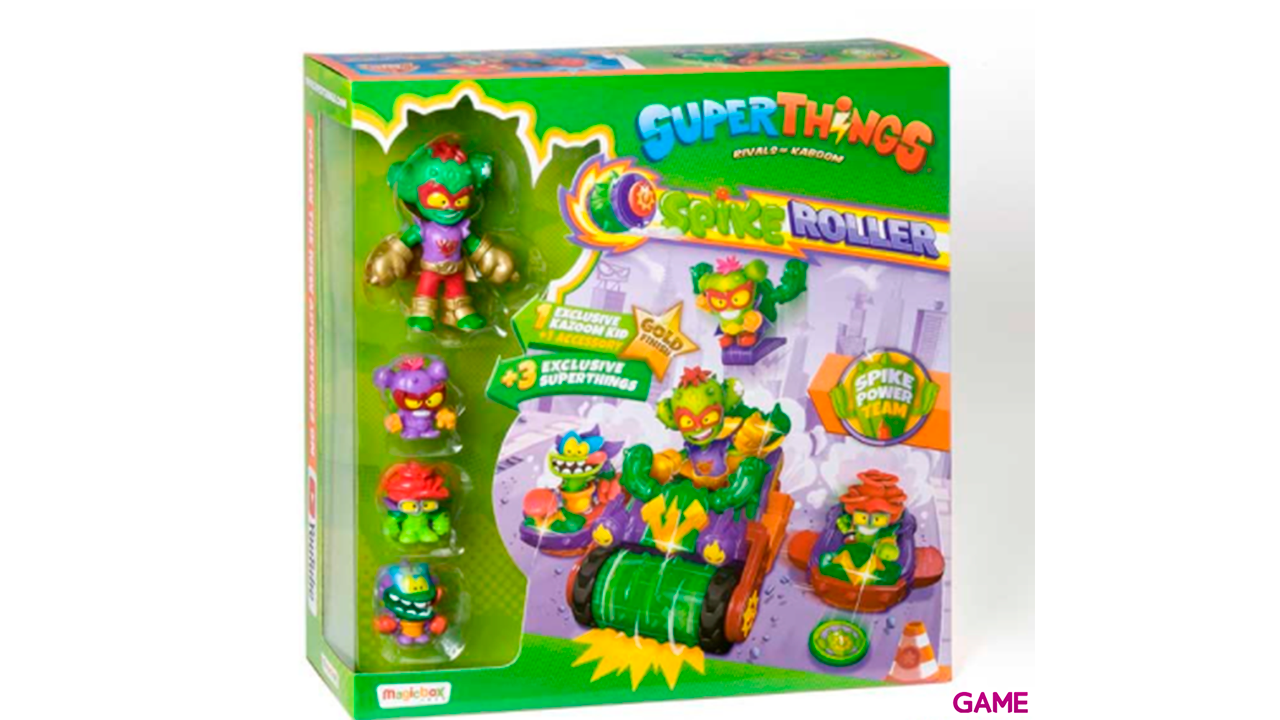 Vehículo Spiker Roller Cactus SuperThings S-2