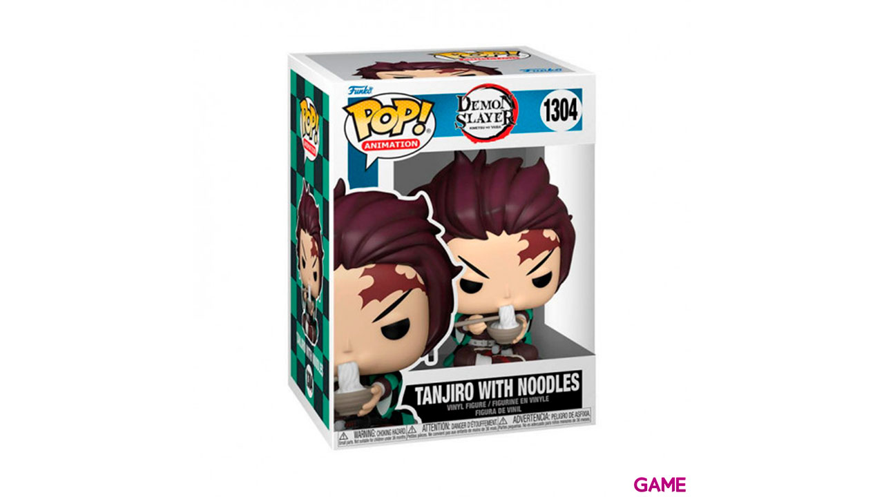 Figura Pop Demon Slayer: Tanjiro con Noodles-1